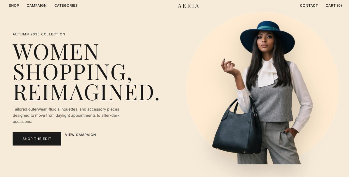 Fashion E-Commerce website